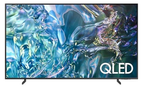 TV Set SAMSUNG 43" (4K/Smart, QLED, 3840x2160, Wireless LAN, Bluetooth, Tizen, Black, QE43Q60DAUXXH) Titan