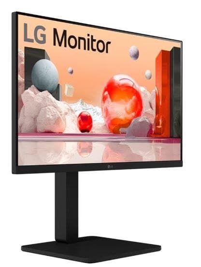 LCD Monitor LG 24BA550-B (24", Panel IPS, 1920x1080, 16:9, 100 Hz, Matte, 5 ms, Speakers, Swivel, Pivot, Height adjustable)