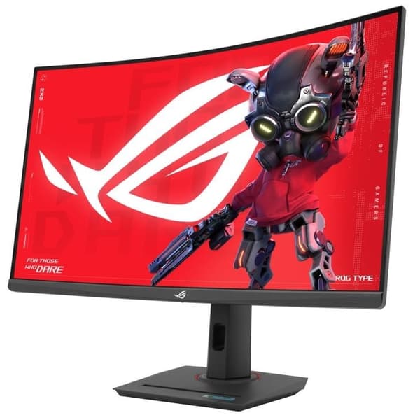 LCD Monitor ASUS ROG Strix XG32WCS (31.5", Gaming/Curved, Panel VA, 2560x1440, 16:9, 180Hz, 1 ms, Swivel, Height adjustable)