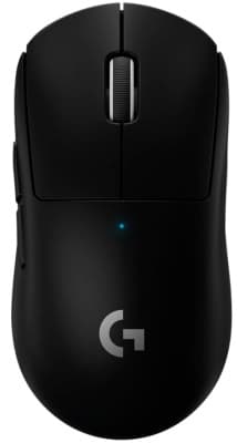 PC mouse, PRO X SUPERLIGHT 2 black 910-006630, Logitech Svart