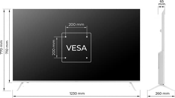 55" Ultra HD TV, 55U760QW, Kivi
