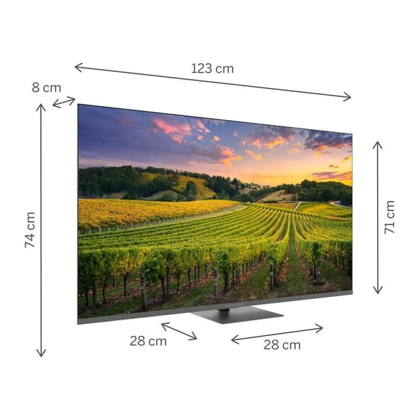 TV set  55" (4k/smart, qled, 3840x2160, bluetooth, google TV, 55qg5c14), Thomson