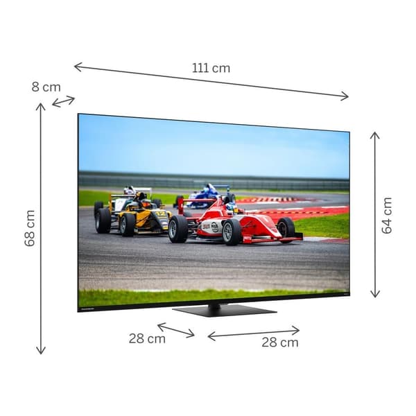TV 50" (4k/smart, qled, 3840x2160, langaton lähiverkko, bluetooth, google TV, musta, 50qg7c14), Thomson