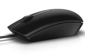 MOUSE USB OPTICAL MS116/BLACK 570-AAIR DELL Sort
