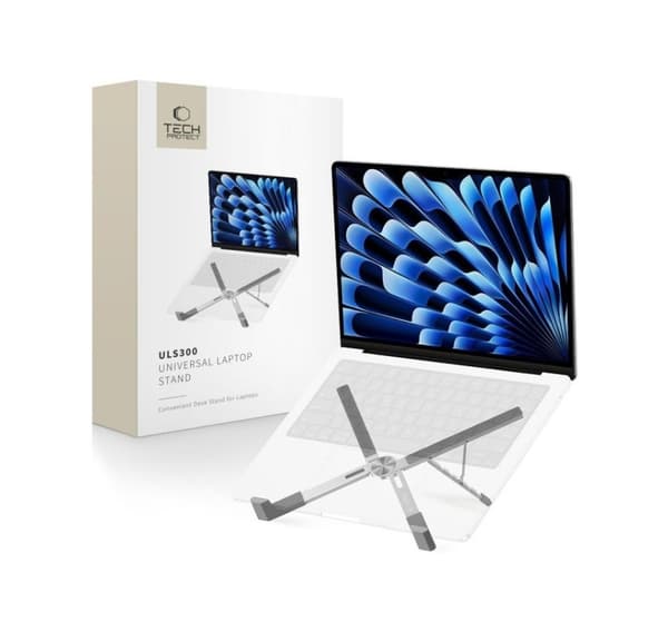Tech-Protect notebook stand ULS300, silver