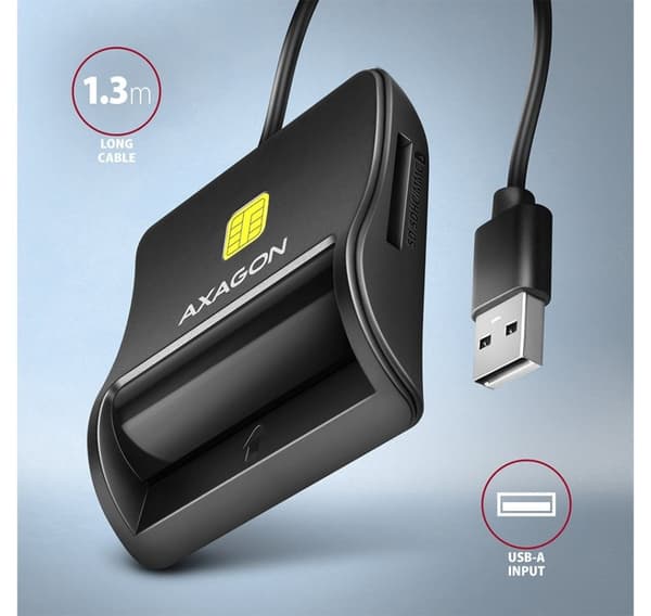 Axagon smart card reader CRE-SM3SD