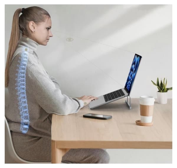 Tech-Protect notebook stand ULS100, silver