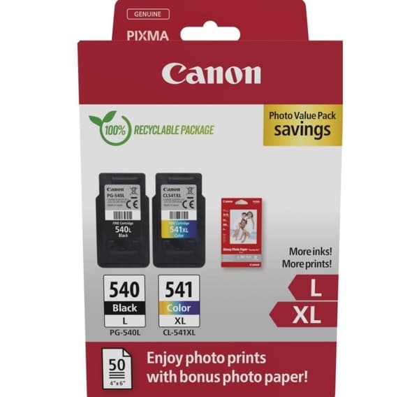 Canon blekkpatron PG-540L/CL-541XL Verdipakke