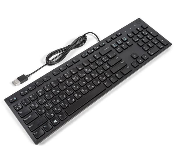 Keyboard DELL KB216 UKR, black