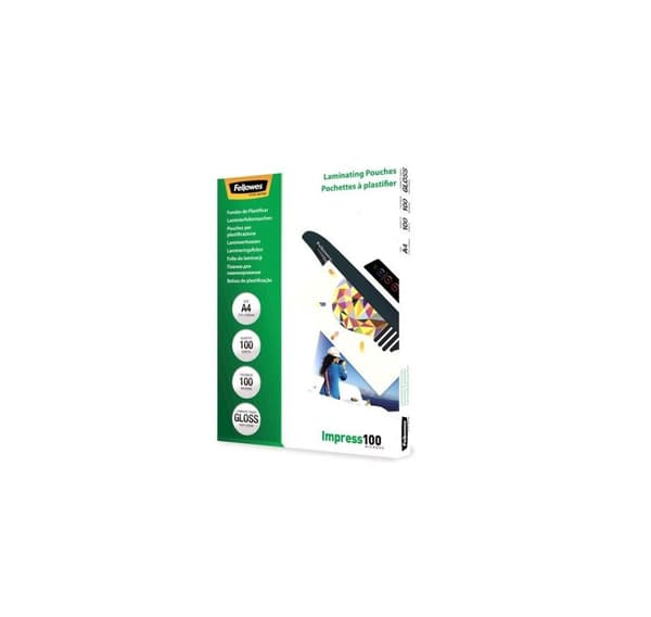 Lamineringspose blank/a4 100 100 stk 5351111, Fellowes