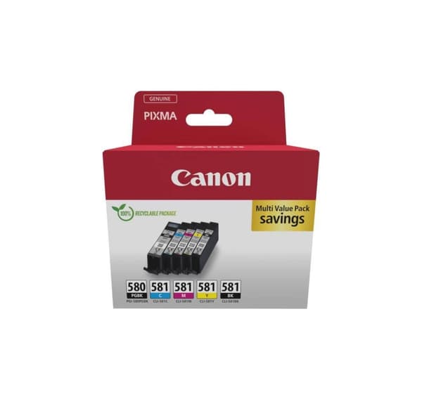 Canon ink PGI-580/CLI-581 Multipack, color/black