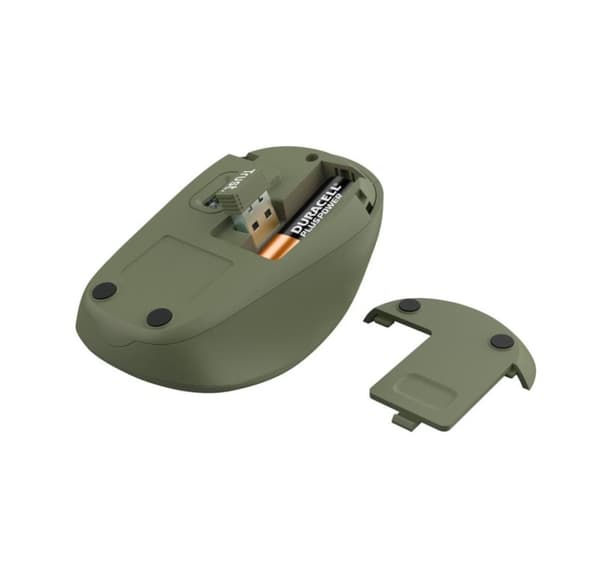 Mus usb optisk wrl yvi+/grön 24552, Trust