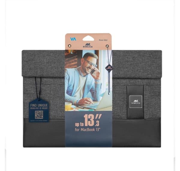 Nb sleeve macbook pro/air 13/8802 black melange, Rivacase