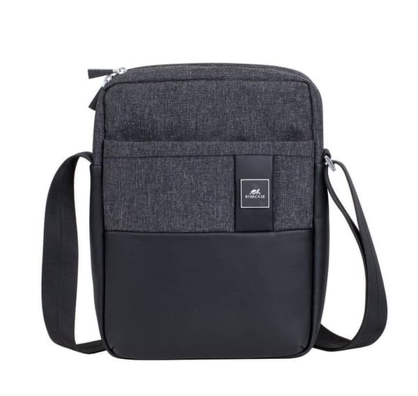 Tablettfodral crossbody 11"/8811 svartmelerad, Rivacase