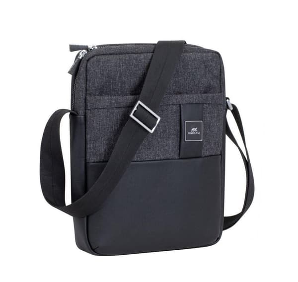 Tablettfodral crossbody 11"/8811 svartmelerad, Rivacase