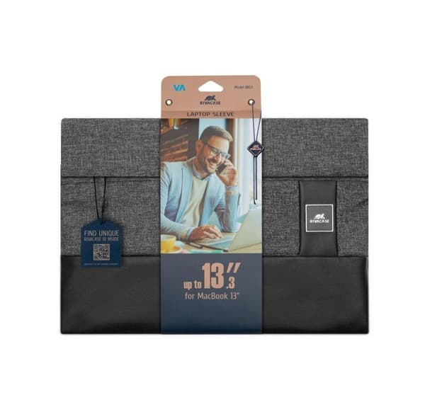 Nb sleeve ultrabook 13,3"/8803 svart melange, Rivacase