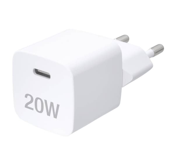 Vivanco USB-laddare USB-C PD3 20W, vit (62514)