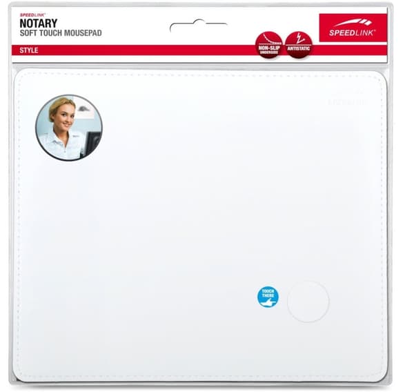 Speedlink musmatta Notary, vit (SL-6243-LWT)