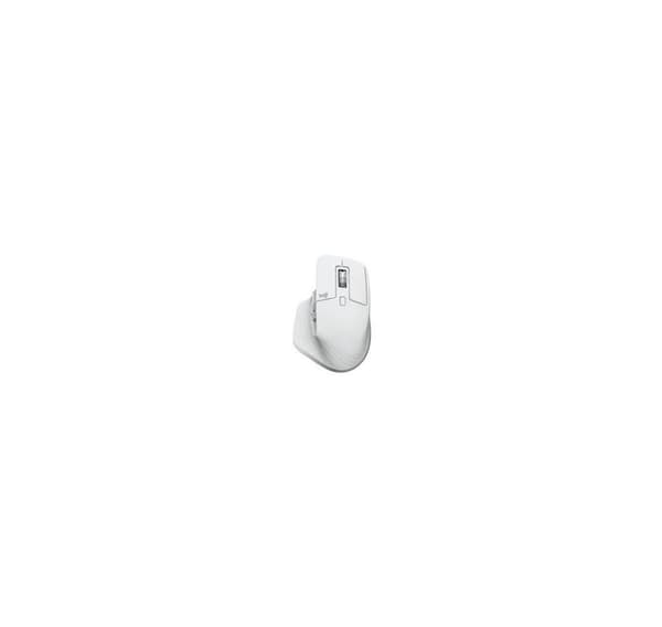 Mus Bluetooth LASER MX MASTER3S, ljusgrå, LOGITECH Silver, Vit