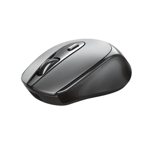 Mouse usb optical wrl zaya/black 23809, Trust Sort, Grå
