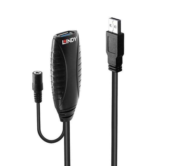 Kaapeli usb3 aktiivinen jatko/15m 43099, Lindy