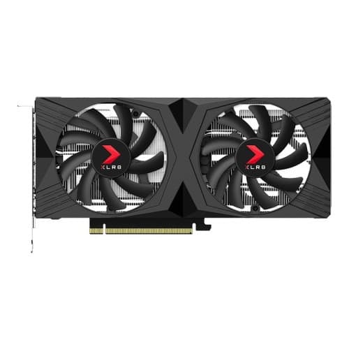PNY XLR8 GeForce RTX 4060 Ti 8GB VERTO Overclocked Dual Fan - grafikkort - GeForce RTX 4060 Ti - 8 GB Svart