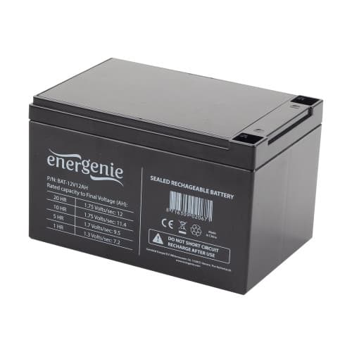 Gembird EnerGenie BAT-12V12AH - UPS-batteri - 12 Ah