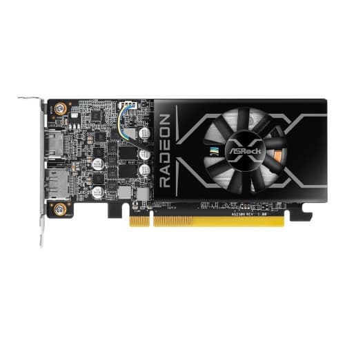 ASRock Radeon RX 6400 4GB - grafikkort - Radeon RX 6400 - 4 GB