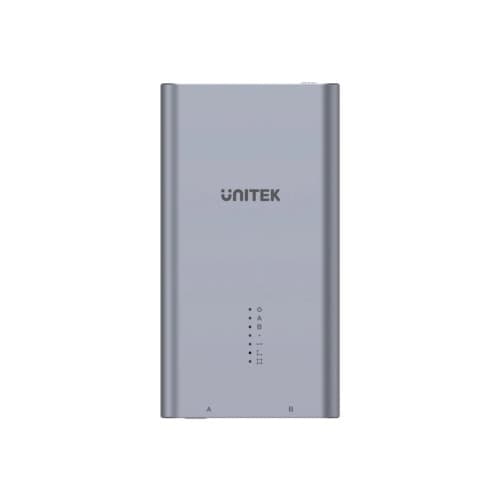 Unitek SolidForce - förvaringslåda - M.2 NVMe Card / PCIe 3.0 (NVMe) - USB 3.2 (Gen 2) Svart, Grå