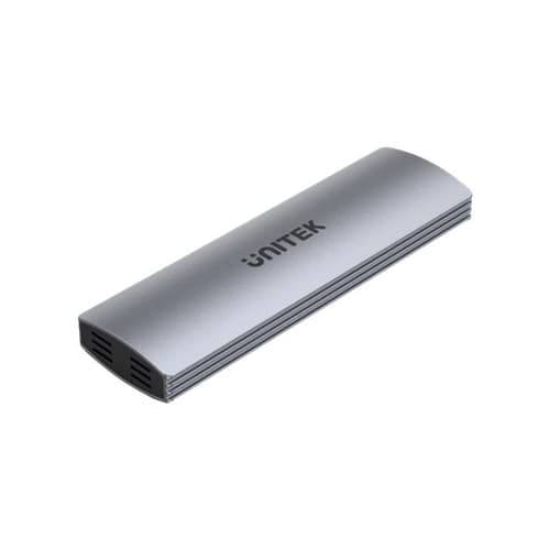 Unitek S1230A - förvaringslåda - M.2 Card (PCIe NVMe & SATA) - M.2 Card, USB-C
