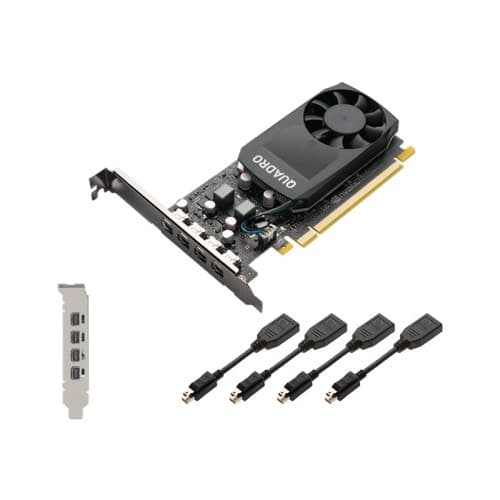 NVIDIA Quadro P1000 - grafikkort - Quadro P1000 - 4 GB - Adaptrar ingår
