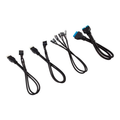 CORSAIR Premium Sleeved Front Panel Extension Kit - datakabelsats