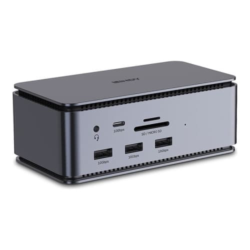 LINDY DST-Pro - dockningsstation - USB-C - HDMI, DP, USB-C - 10GbE, 1GbE