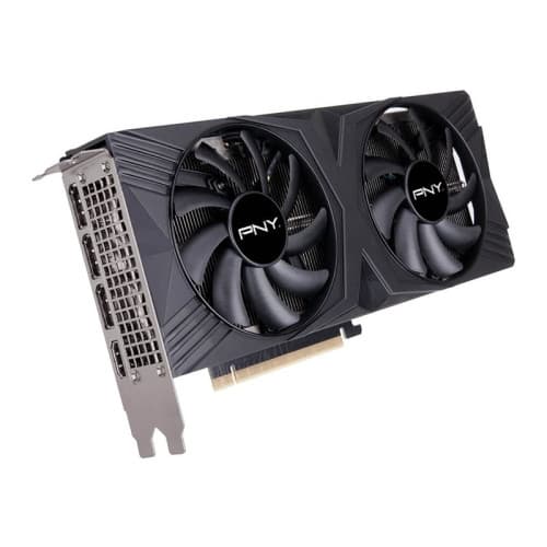 PNY Geforce RTX 4070 SUPER 12GB - VERTO Overclocked Dual Fan Edition - grafikkort - GeForce RTX 4070 Super - 12 GB Svart