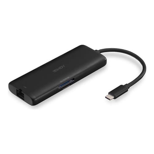LINDY - dockningsstation - USB-C 3.2 Gen 1 - HDMI - 1GbE