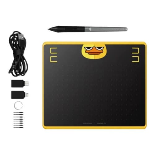 Huion Inspiroy HS64SE - digitaliserare - micro USB - svart, gul