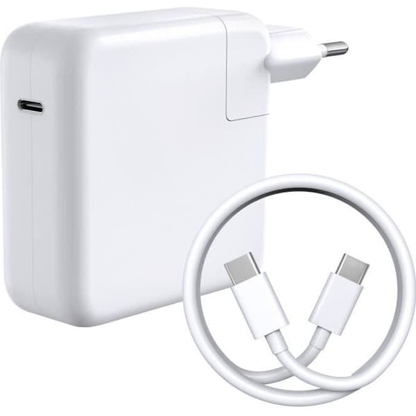 Laddare 61W + USB-C till USB-C-kabel för MacBook PRO 13 MacBook AIR 13 AIR 15 Phonillico®