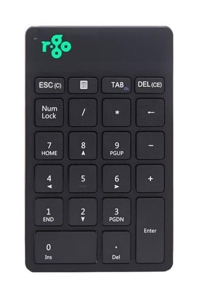 Tastatur wrl numpad break/svart rgoconmwlbl, R-go Tools
