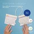 Pikkukuva 3 / 3: Keyboard wrl split break/white rgosbukwlwh, R-go Tools
