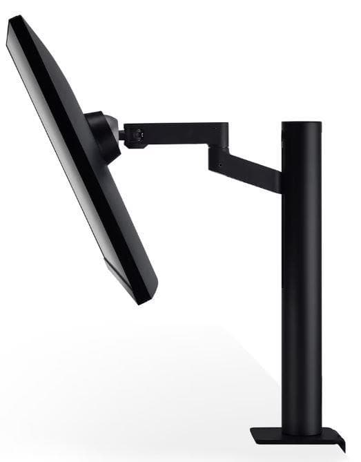 LCD-skærm 31,5" (panel ips, 3840x2160, 16:9, 60hz, 5 ms, højttalere, drejelig, drejelig, højdejusterbar, tilt, farve sort), Lg
