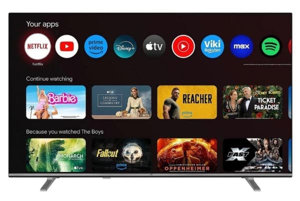 Tv 50" (4k/smart, 3840x2160, svart, lt-50vg7400), Jvc