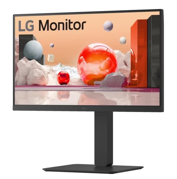 LCD-skärm 23,8" (business, panel ips, 1920x1080, 16:9, 100hz, 5 ms, högtalare, vridbar, pivot, höjdjusterbar, tilt), Lg Svart