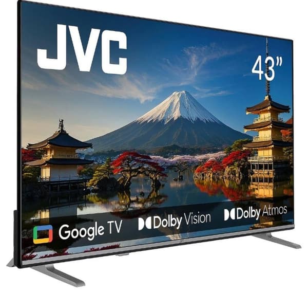 TV 43" (4k, 3840x2160, langaton LAN, bluetooth, hopea, lt-43vg7400), Jvc
