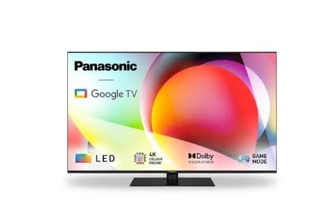 TV 50" (4k/smart, 3840x2160, langaton lähiverkko, bluetooth, google tv, tn-50w70aez), Panasonic musta