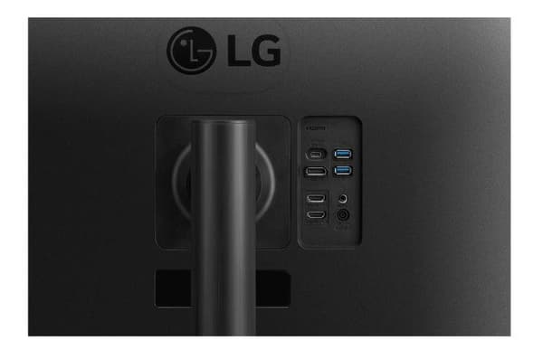 LCD-skærm 34wr55qk-b (34", business/buet/21 : 9, panel va, 3440x1440, 21:9, 100hz, 5 ms, højdejusterbar, tilt), Lg