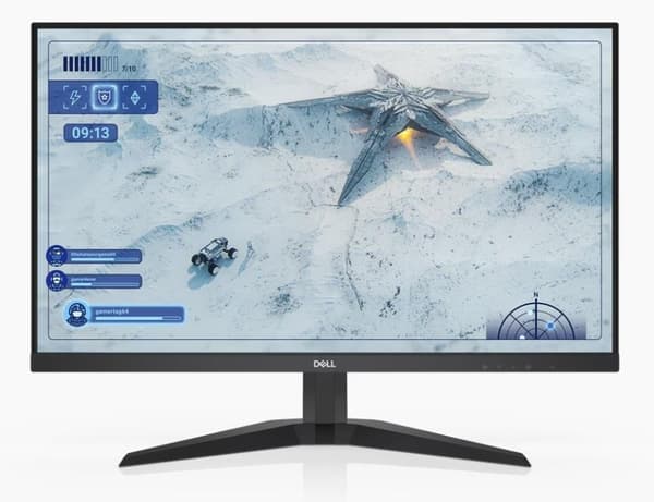 Lcd-skærm g2725d (27", gaming, panel-ips, 2560x1440, 16:9, 1 ms, tilt, 210-bnns), Dell Sort