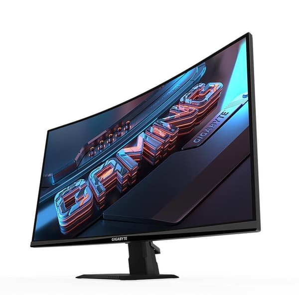 LCD-skärm gs27qc ek (27", gaming/böjd, panel va, 2560x1440, 16:9, 170hz, matt, 1 ms, tilt, färg svart), Gigabyte