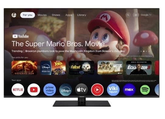 TV 55" (4k/smart, 3840x2160, langaton lähiverkko, bluetooth, google tv, tn-55w70aez), Panasonic