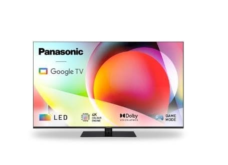 TV 55" (4k/smart, 3840x2160, langaton lähiverkko, bluetooth, google tv, tn-55w70aez), Panasonic musta