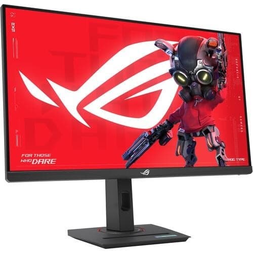 LCD-skärm 27" (gaming, panel ips, 2560x1440, 16:9, 180hz, matt, 1 ms, vridbar, pivot, höjdjusterbar, tilt), Asus Svart